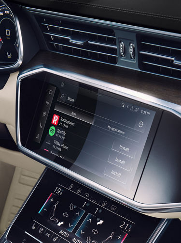 MMI display Audi A6 Saloon