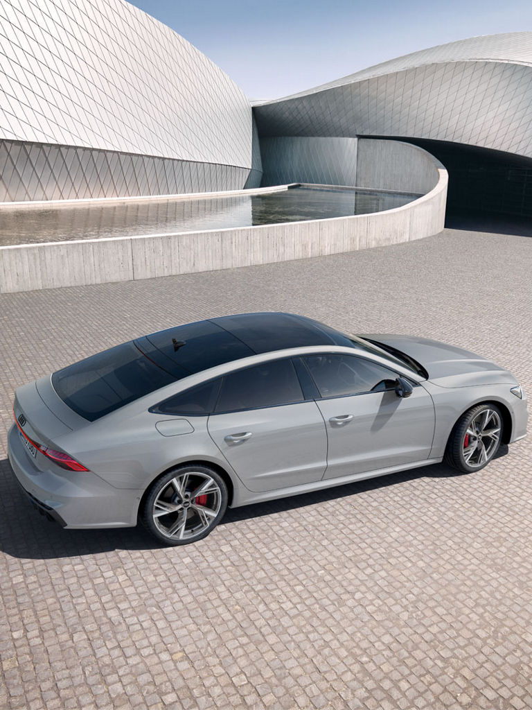 top view Audi S7 Sportback