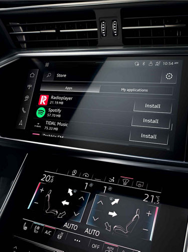 MMI display Audi A6 Saloon