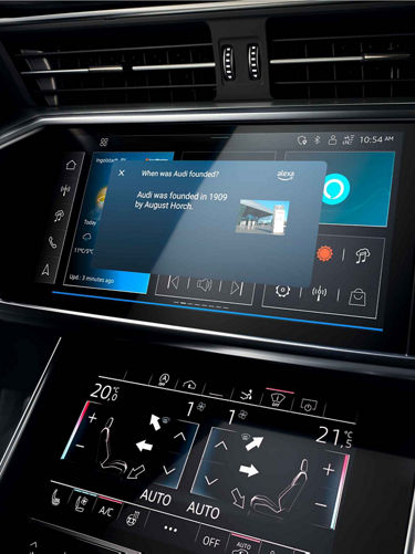 MMI display Audi A7 Sportback