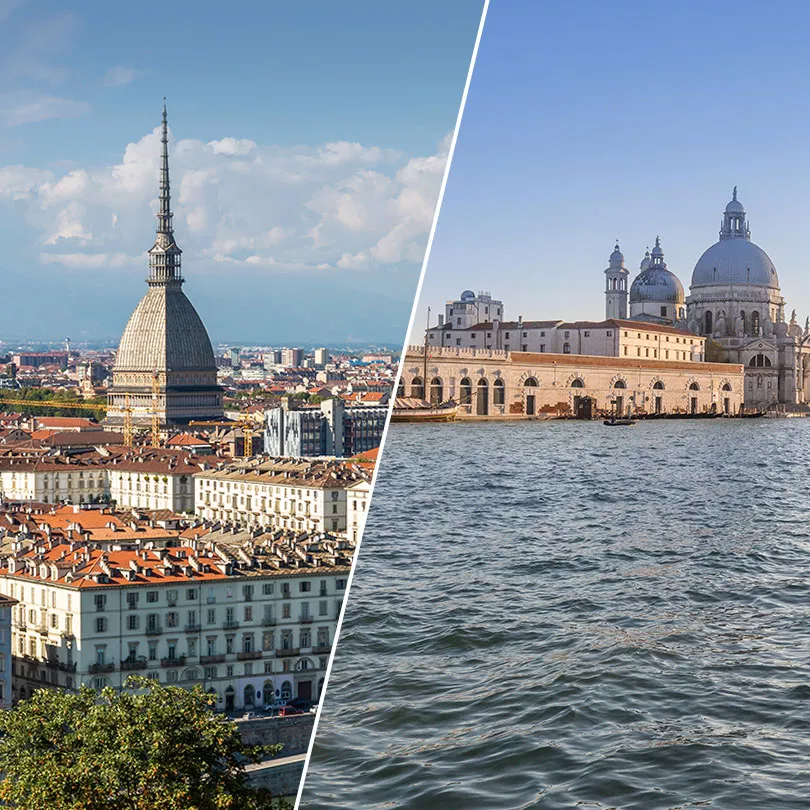 Una veduta panoramica di Torino