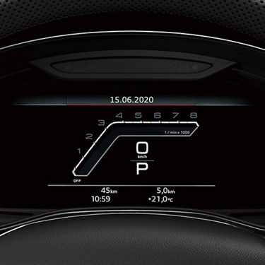 Audi RS 6 Avant performance 高解像度液晶画面を備えたバーチャルコックピット