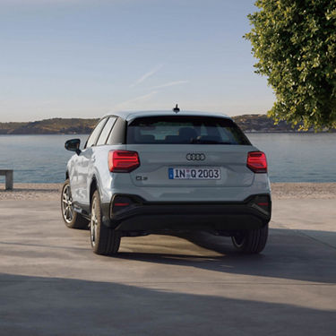Audi Q2 スタイリングの特徴が、存分に表現されたリヤエンド。