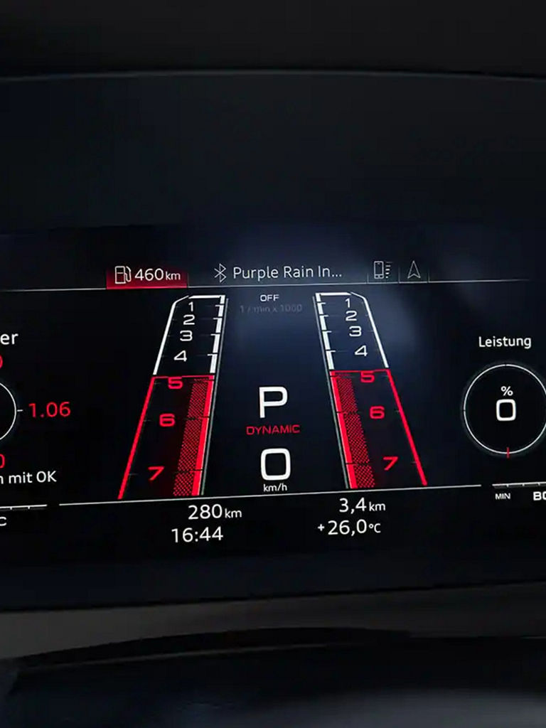 Audi RS 3 Sedan virtual cockpit