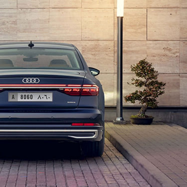 Rear view Audi 8 L