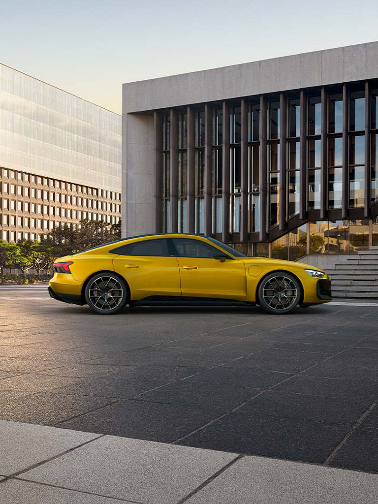 Audi RS e-tron GT performance with customised paint finish