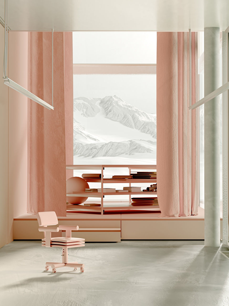 Interieur van het Winter House.