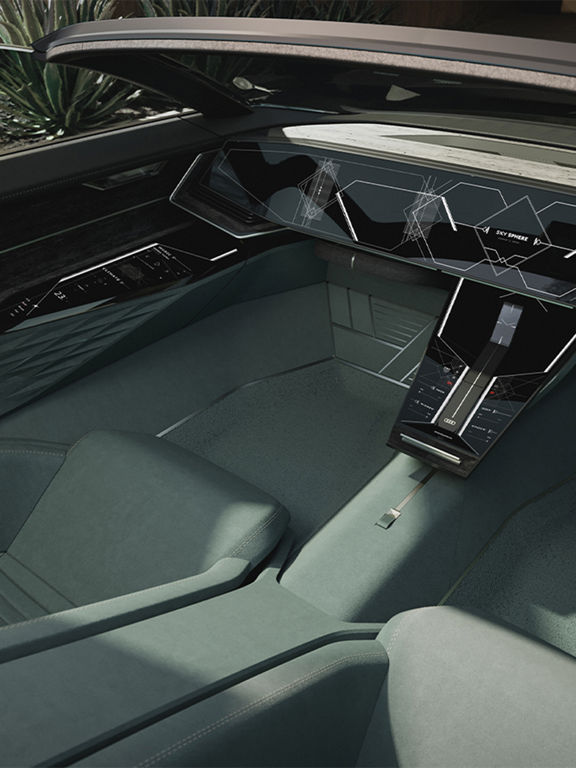 Interior of the Audi skysphere