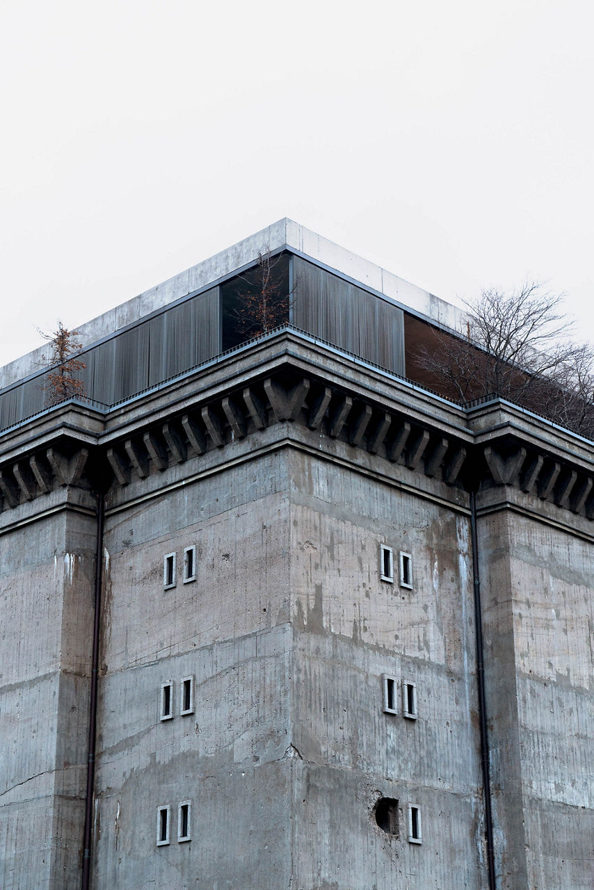 Le bunker artistique de Boros vu de l'extérieur.