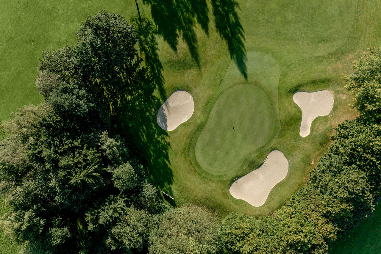 The golf course in Kitzbühel, Austria, where the 2021 World Final of the Audi quattro Cup was staged.