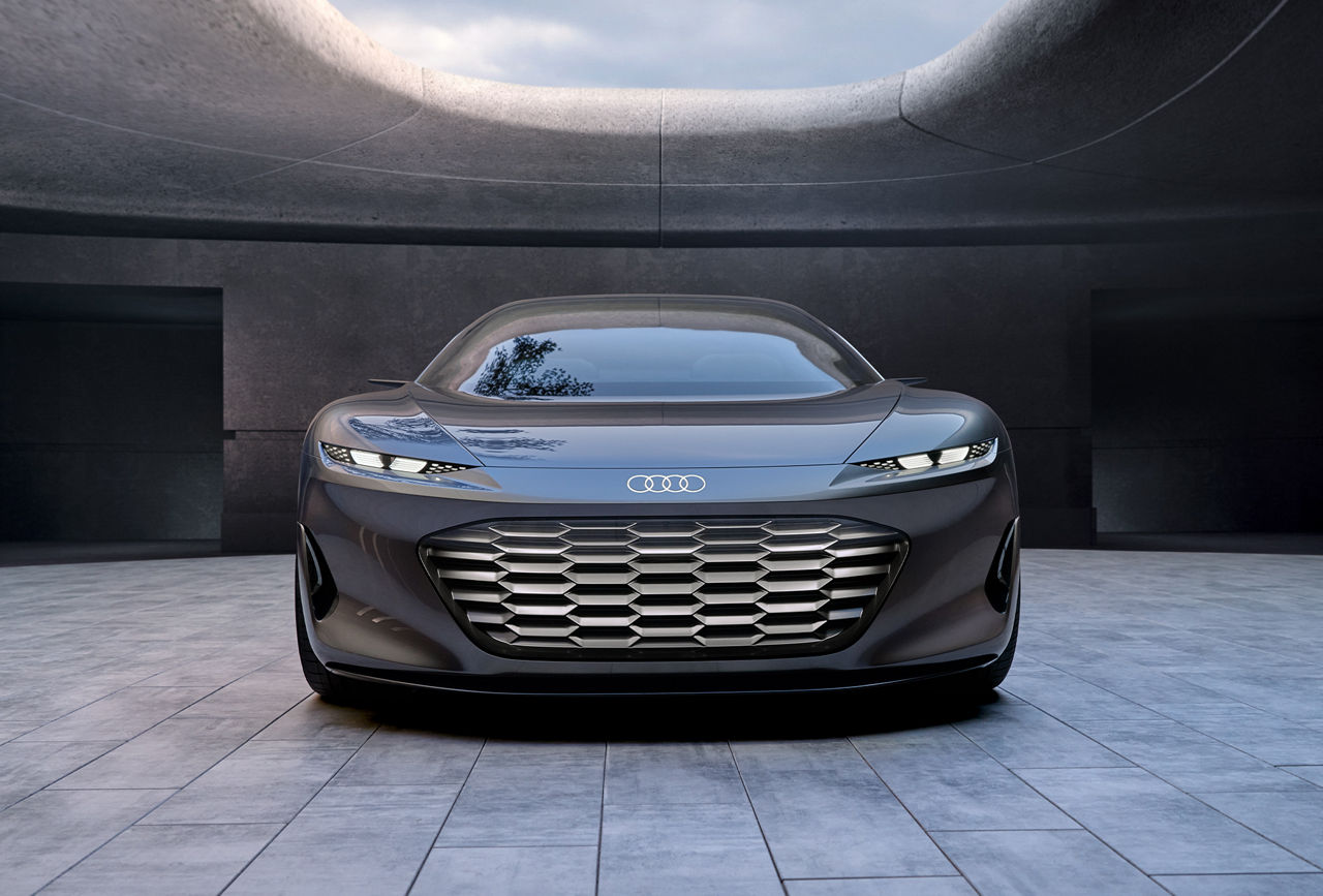 Audi grandsphere concept dal davanti.