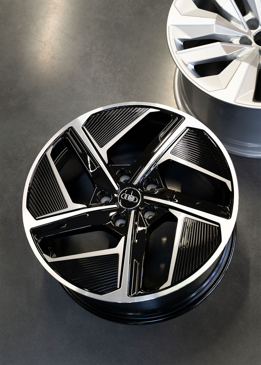 Gesamtansicht des Audi e-tron GT quattro Aerorades.
