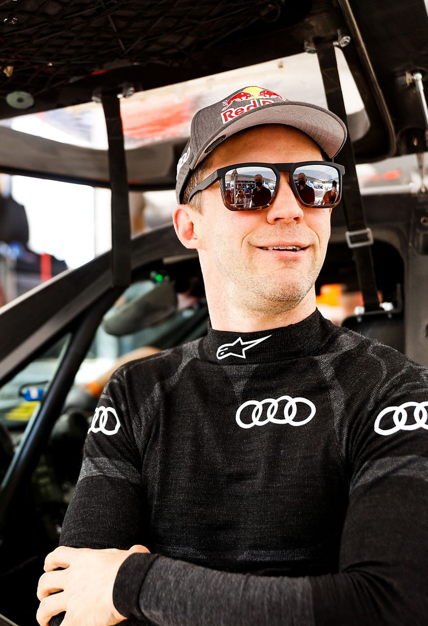 Portrait du pilote ambassadeur Audi MattiasEkström