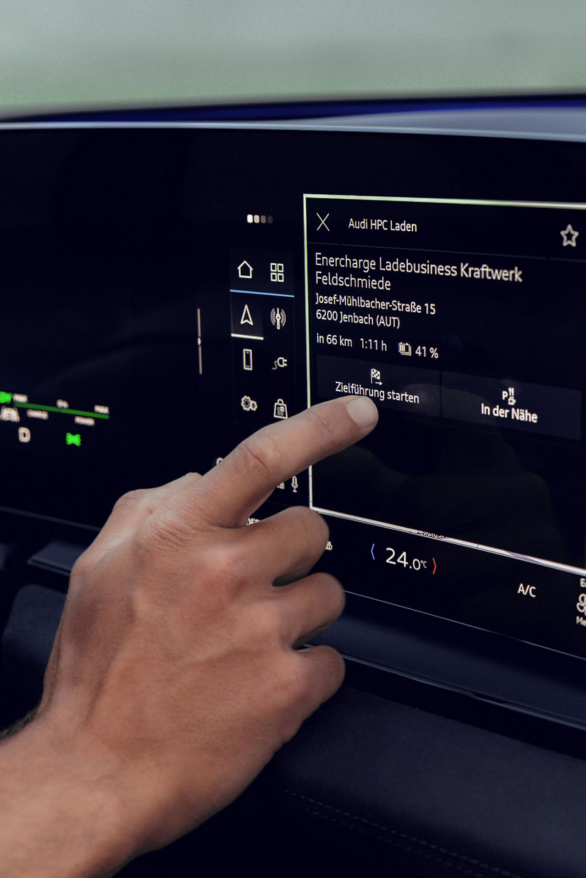 MMI touch display