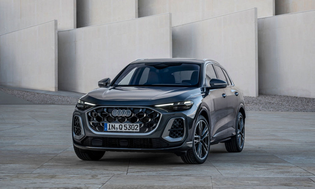 Audi Q5 schräg von vorne.