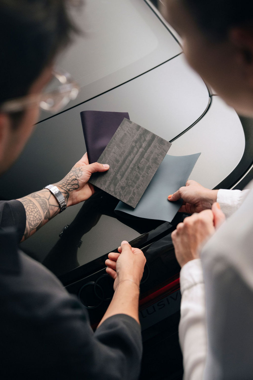 Interior materials are being color-matched to the exterior paint.