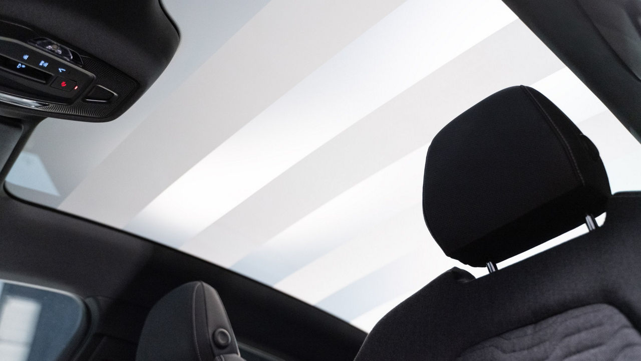 Panoramaglasstaket i Audi A6 Sportback e-tron. 