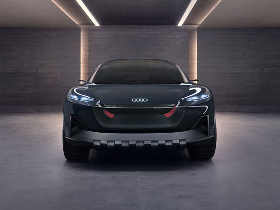 Front view of the Audi activesphere concept.