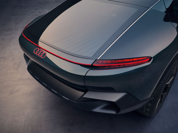 Rear view of the Audi activesphere concept.