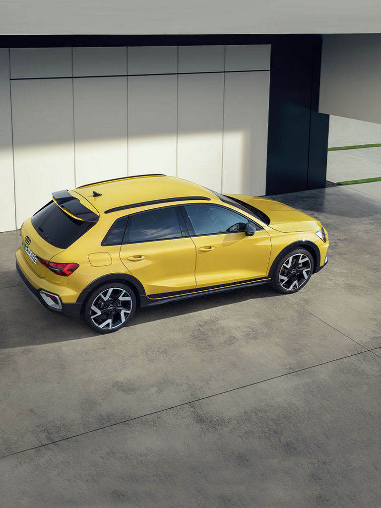 Foto del alerón trasero del Audi A3 allstreet. 