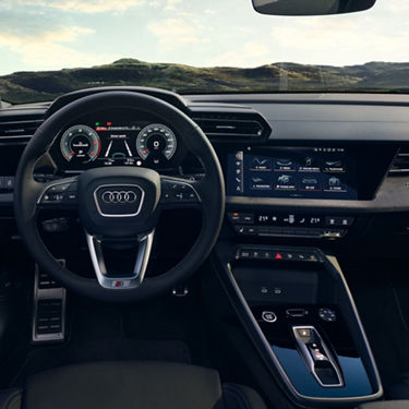 Foto del interior del Audi A3 allstreet. 