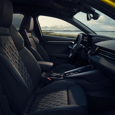 Foto del interior del Audi A3 allstreet. 