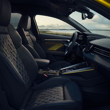 Foto del interior del Audi A3 allstreet. 