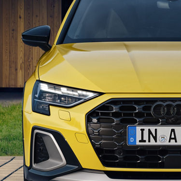 Foto de la iluminación y los faros del Audi A3 allstreet. 