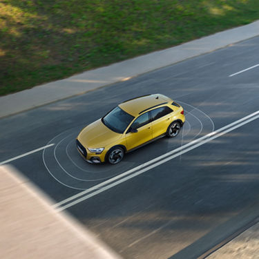 Foto de la tecnología de un Audi A3 allstreet. 