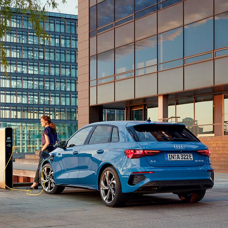 Front view Audi A3 Sportback TFSI e