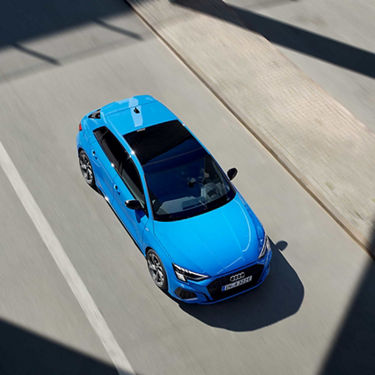 Top view Audi A3 Sportback TFSI e