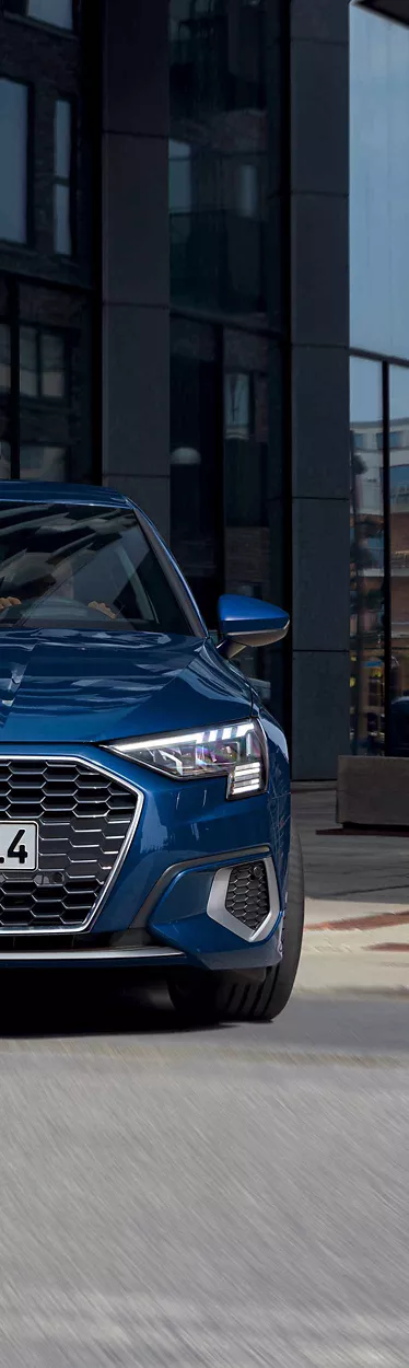Front view of the Audi A3 Sportback