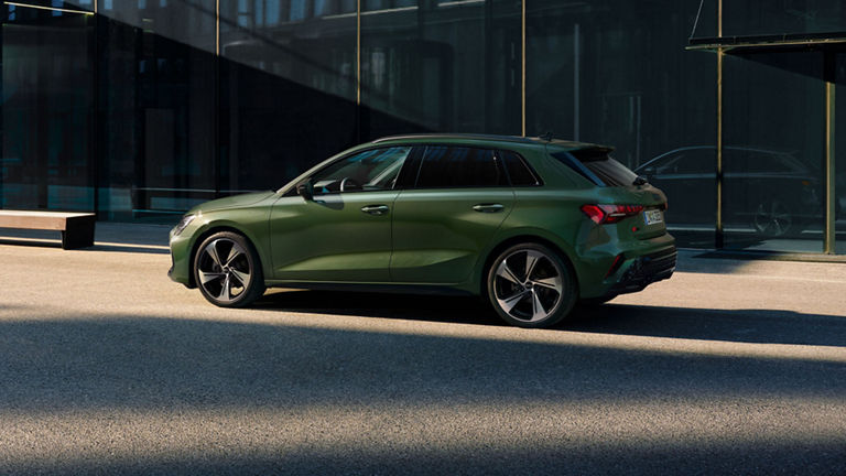 Audi A3 Sportback widok z boku