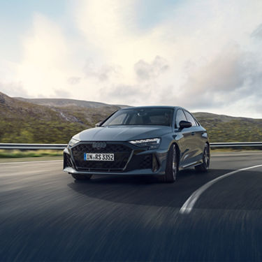 Audi RS 3 Saloon dynamic side view