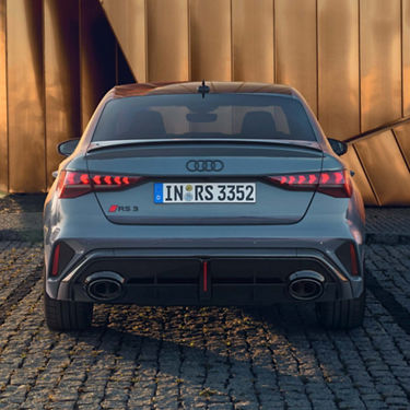 Audi RS 3 saloon rear view