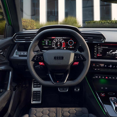 Audi RS 3 Sportback steering wheel