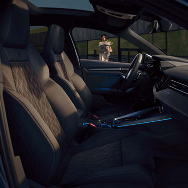 Interior of the Audi S3 Sedan