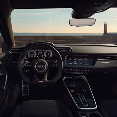 MMI view of the Audi S3 Sedan