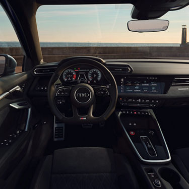 MMI view of the Audi S3 Sedan