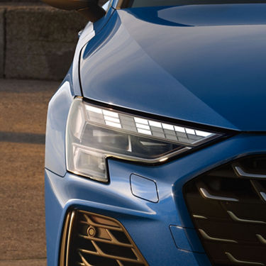 LED headlights on the Audi S3 Sedan
