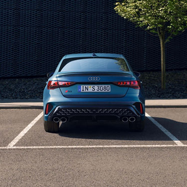 Rear view Audi S3 Sedan