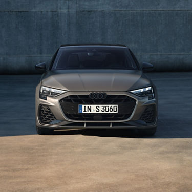 Foto del diseño frontal del Audi S3 Sportback. 
