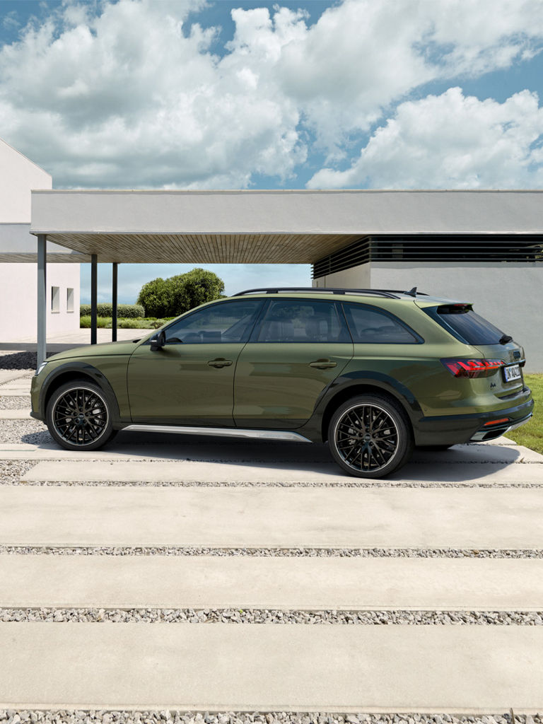 Seitliche Frontansicht Audi A4 allroad quattro