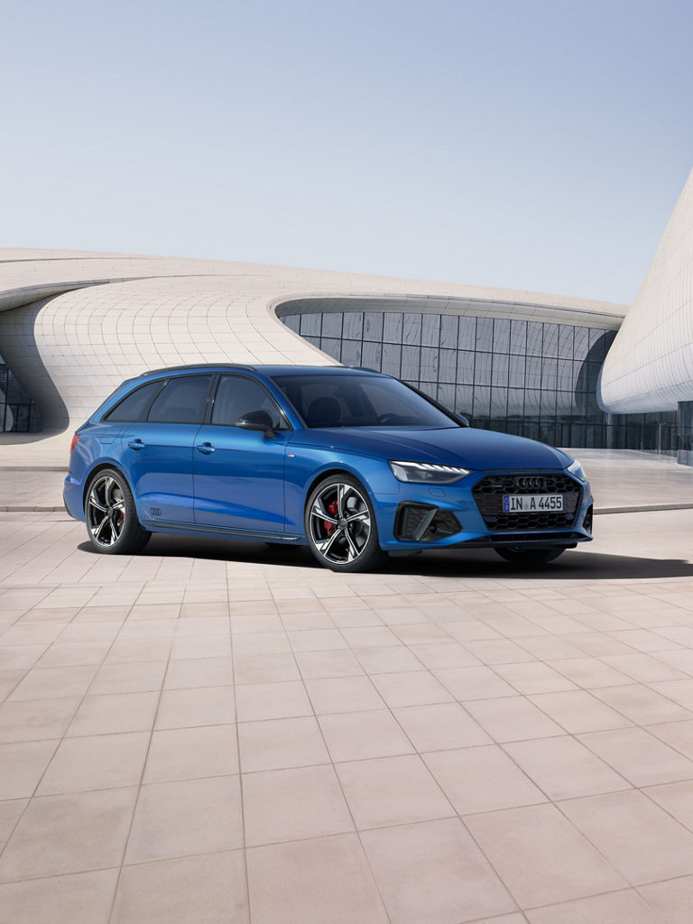 Vordere Frontansicht des A4 Avant in der competition edition