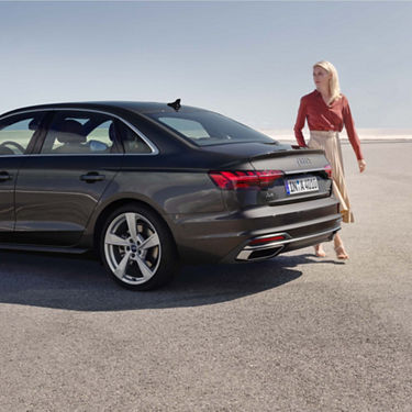 Heckansicht Audi A4 Limousine