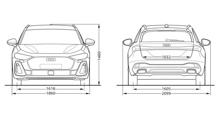 A5 Avant Önden ve Yandan görünüm