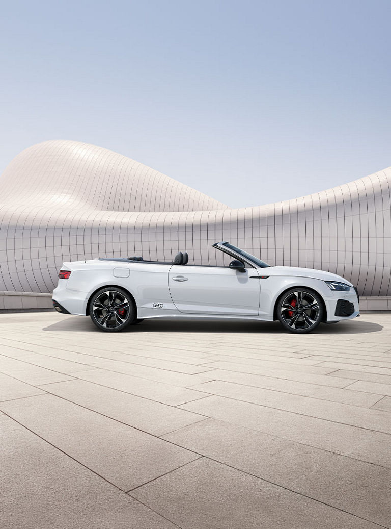 Audi A5 Cabriolet Heck Seitenansicht