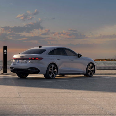 Audi A5 Sedan e-hybrid during charging