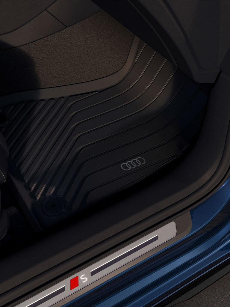 A5 saloon custom-fit all-weather floor mats