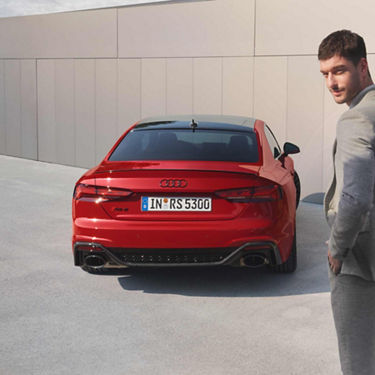 Heckansicht des Audi RS5 Coupé